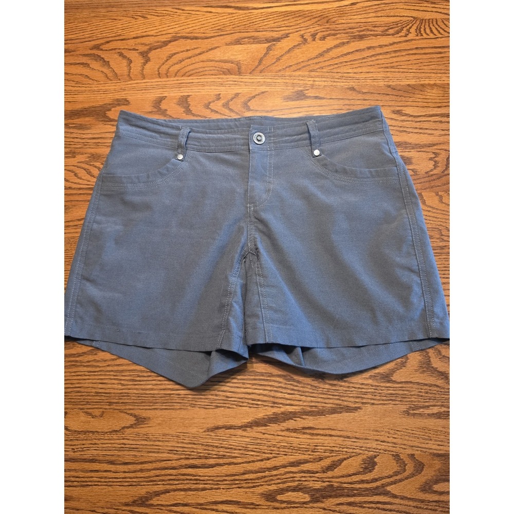 Kuhl Trekr Shorts Womens Size 4 Charcoal Gray 5.5" Inseam Hiking Lightweight